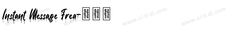 Instant Message Frea字体转换